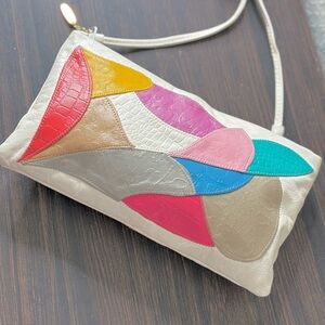 Colorful Patchwork Leather Bag